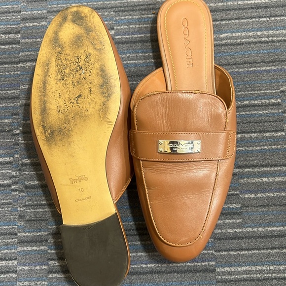 Coach shea Brown Leather Loafers - Picture 4 of 4